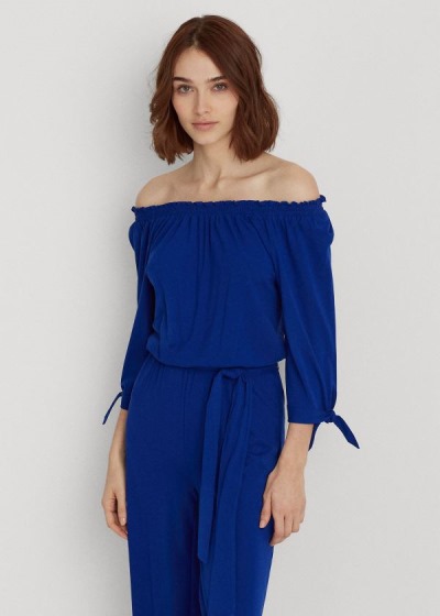 Women's Ralph Lauren Off-the-Shoulder Jumpsuits | 201873PGI